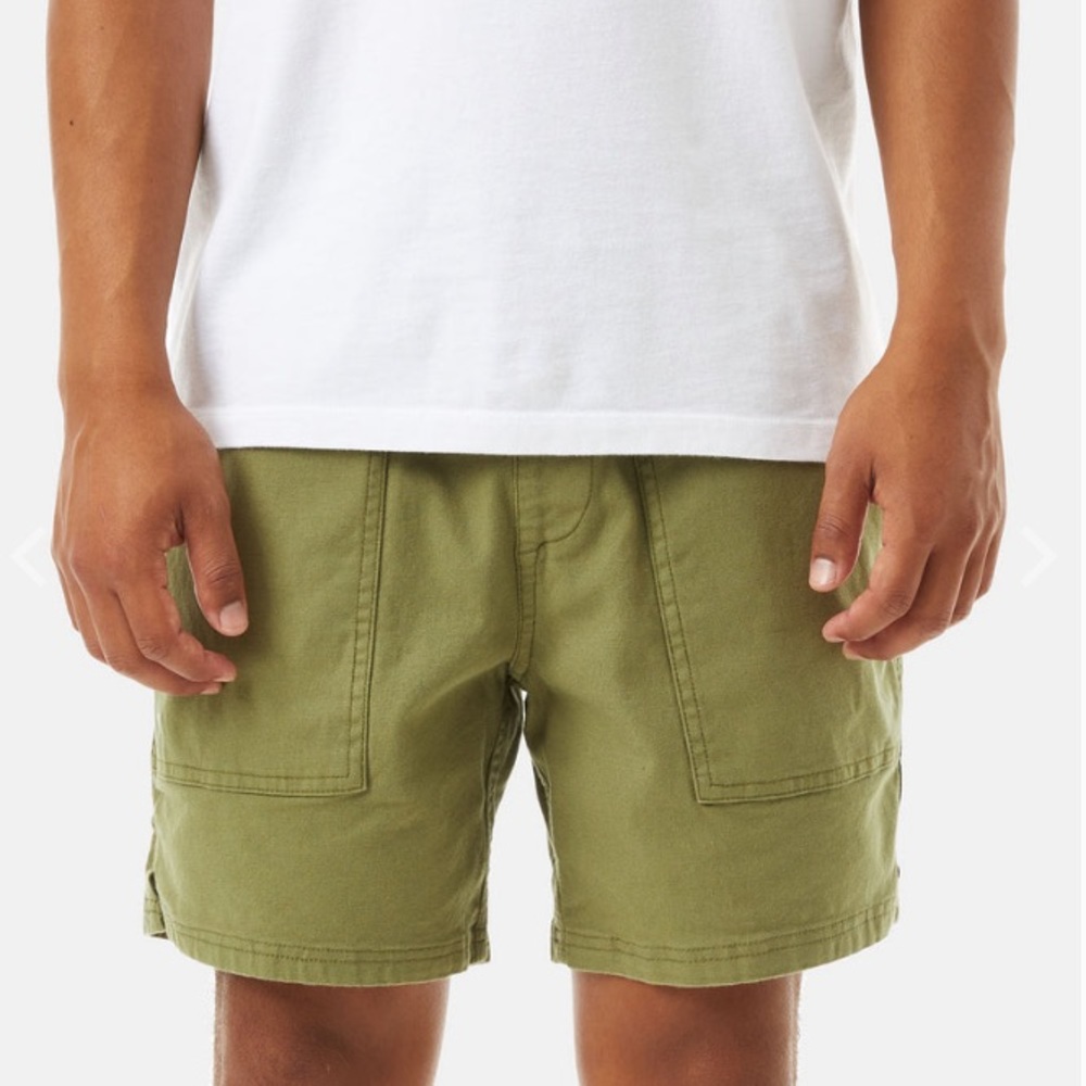 Katin Volley Trail Shorts Olive Green EUC Size L - Picture 2 of 11